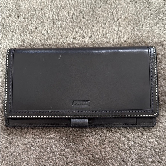 Coach Handbags - Coach Black Leather wallet